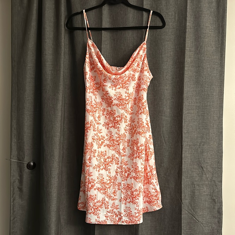 Cowl Neck Mini Dress